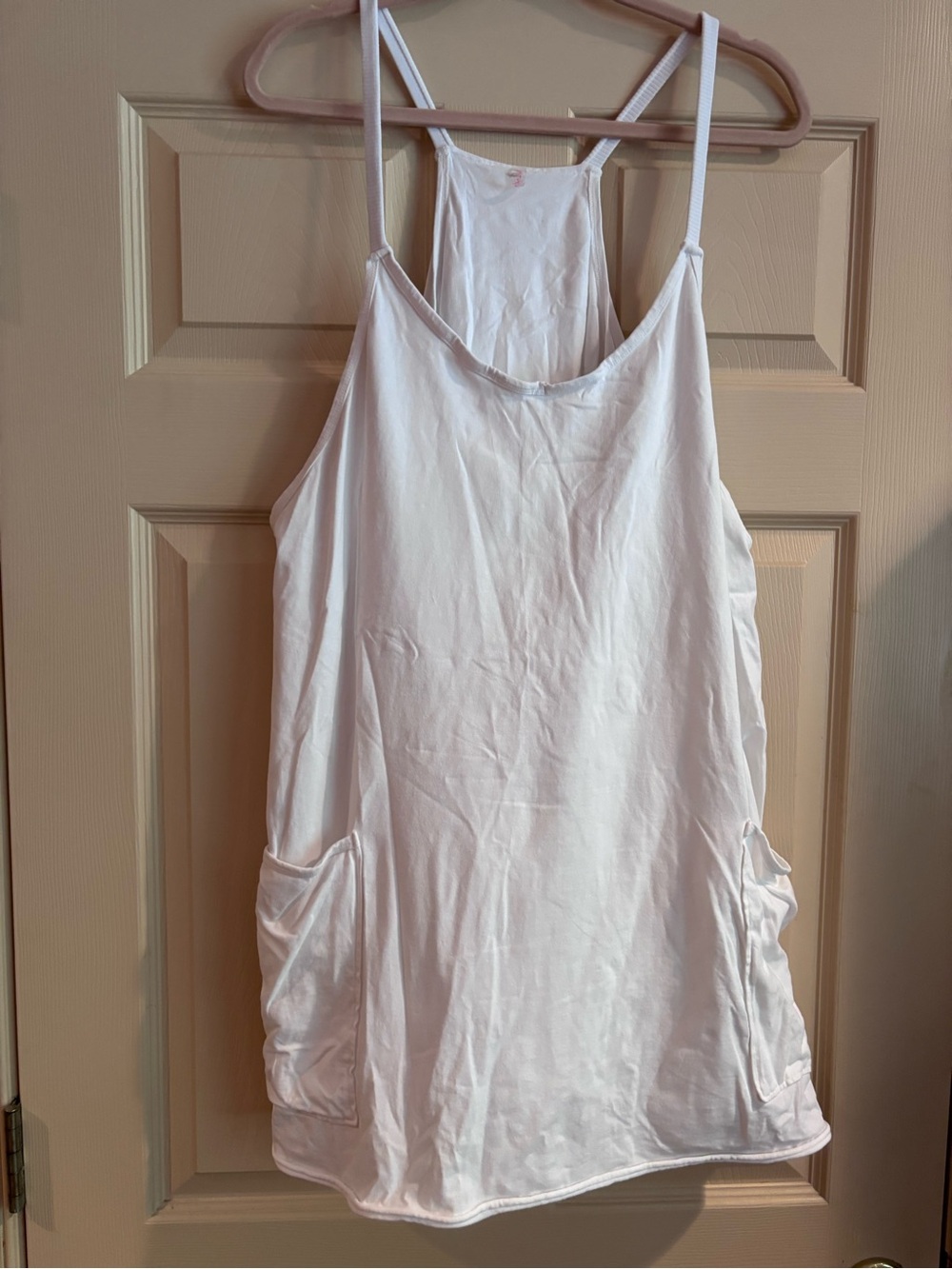 FP Movement Free People White Hot Shot Mini Dress with Side Pockets